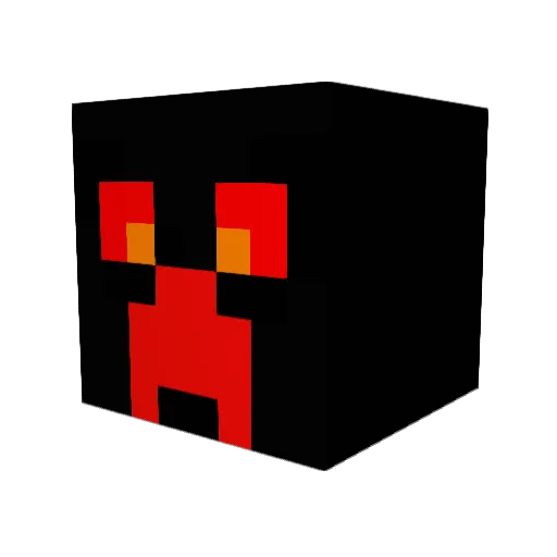 sneezefish Minecraft avatar head, 3D render