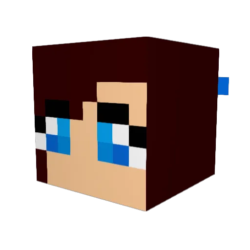 sneezyboy Minecraft avatar head, 3D render