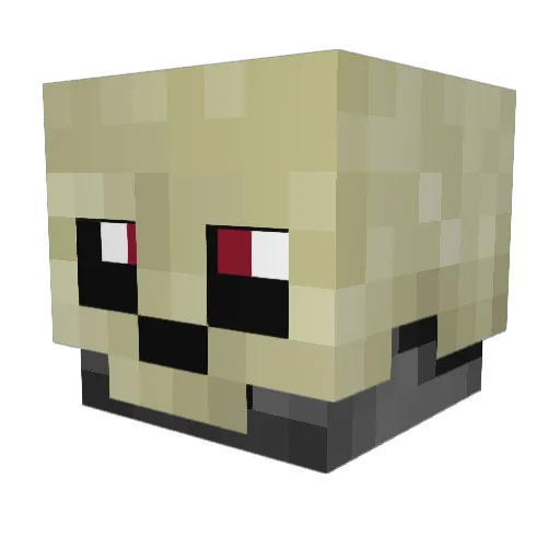 snektherippr Minecraft avatar head, 3D render