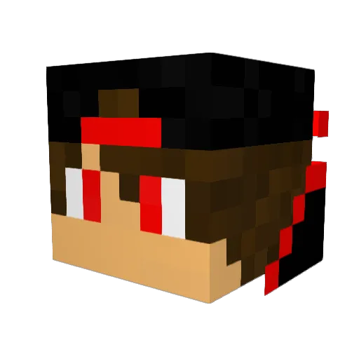 snellefrikandel Minecraft avatar head, 3D render