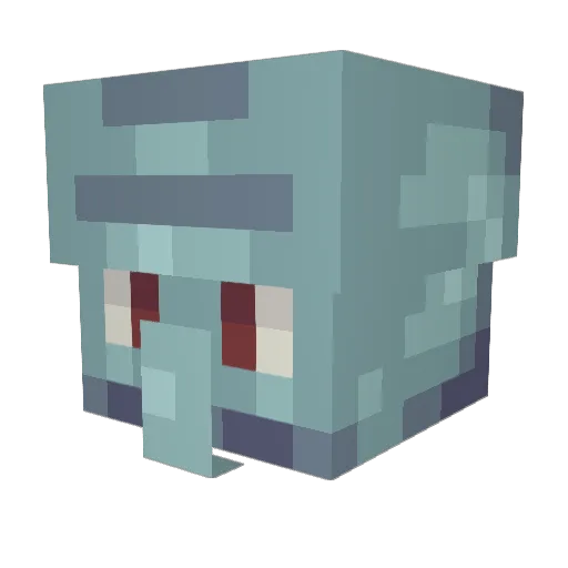 snemon Minecraft avatar head, 3D render