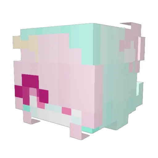 sneowle Minecraft avatar head, 3D render