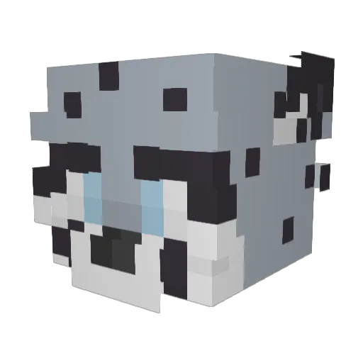 snepstep Minecraft avatar head, 3D render