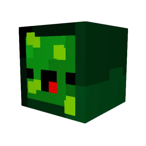 snexxy Minecraft avatar head, 3D render