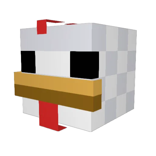 sngr0 Minecraft avatar head, 3D render