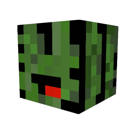 sniarb Minecraft avatar head, 3D render