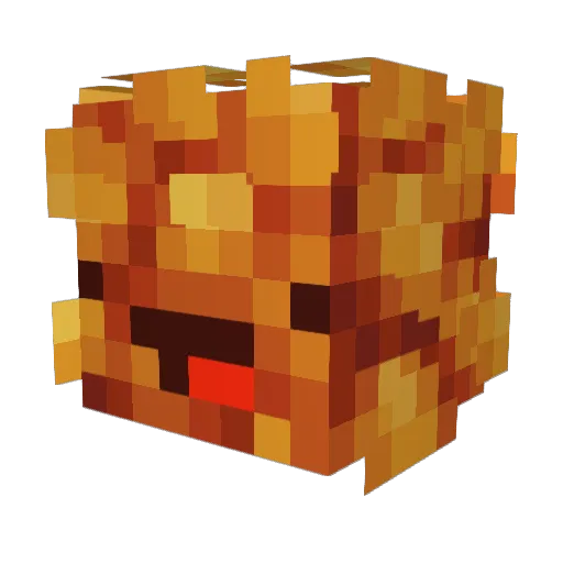 snibk Minecraft avatar head, 3D render