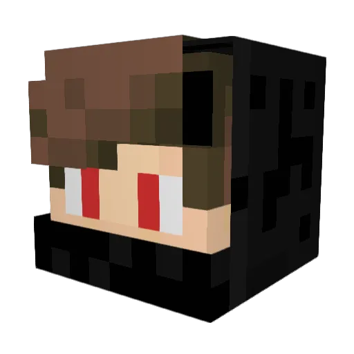 snickPick Minecraft avatar head, 3D render