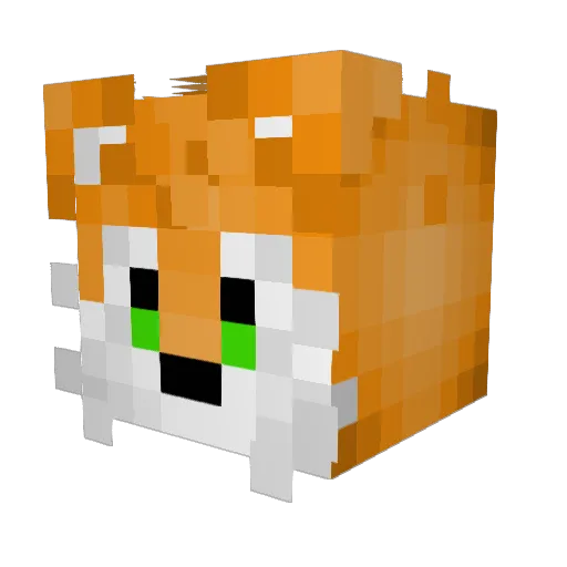 snickers174 Minecraft avatar head, 3D render
