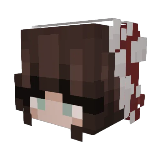snickersb4r Minecraft avatar head, 3D render