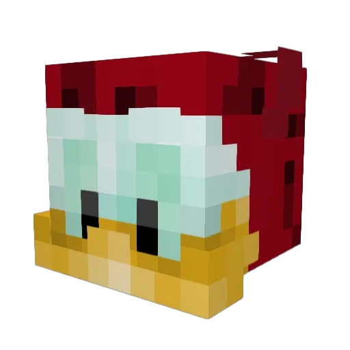 sniff2r Minecraft avatar head, 3D render