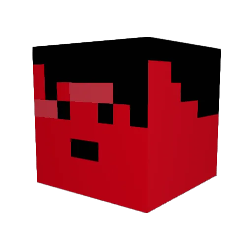 snigger587912 Minecraft avatar head, 3D render