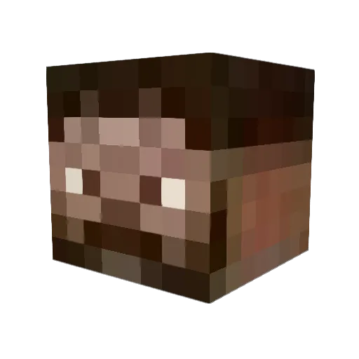 sniicke Minecraft avatar head, 3D render