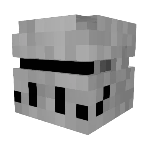 snimse Minecraft avatar head, 3D render