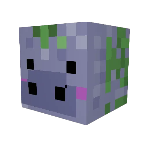 sningus Minecraft avatar head, 3D render