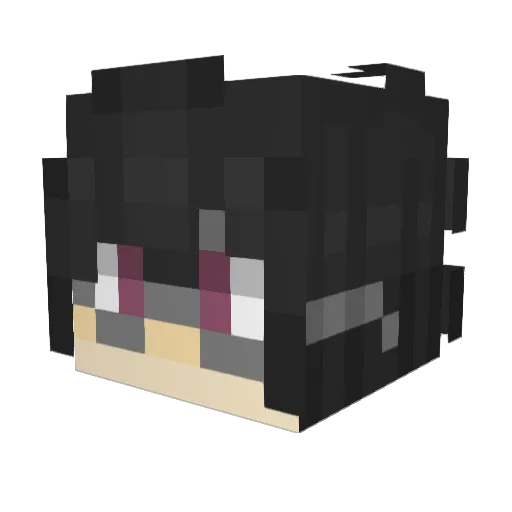 sniped0007 Minecraft avatar head, 3D render