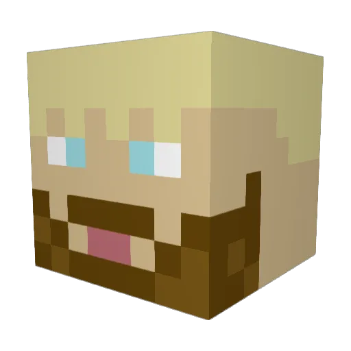 snipehype123 Minecraft avatar head, 3D render