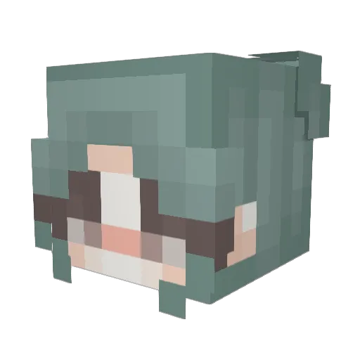 sniper599 Minecraft avatar head, 3D render