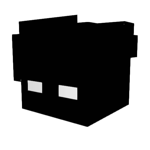 sniper6666 Minecraft avatar head, 3D render