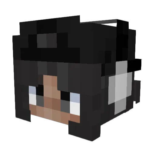 sniperBooxl Minecraft avatar head, 3D render