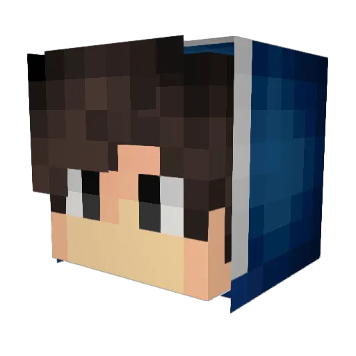 sniperDO Minecraft avatar head, 3D render