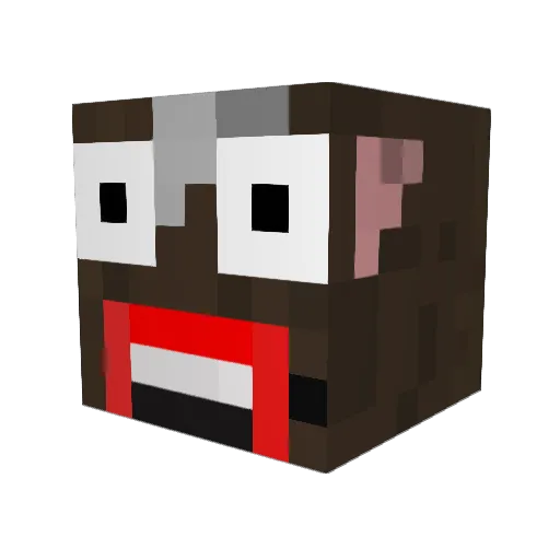 sniper_slug Minecraft avatar head, 3D render