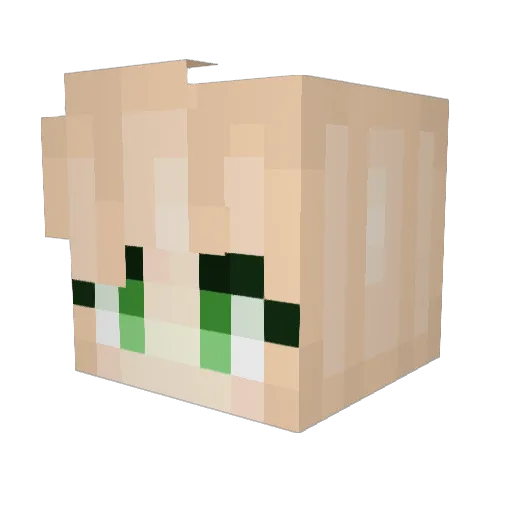 sniperblue48 Minecraft avatar head, 3D render