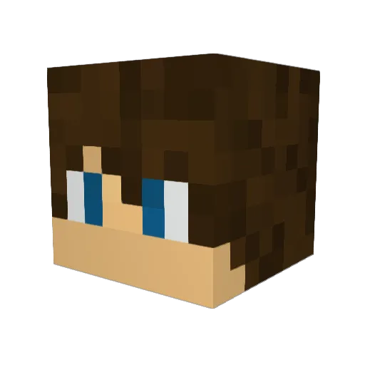sniperdude63 Minecraft avatar head, 3D render