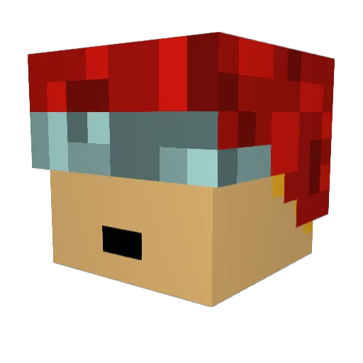 sniperlegend2345 Minecraft avatar head, 3D render