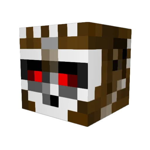 sniperm2010 Minecraft avatar head, 3D render