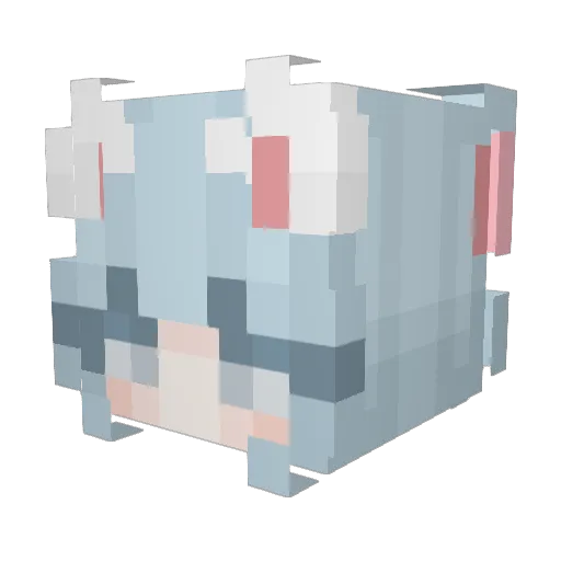 snipermainOwO Minecraft avatar head, 3D render