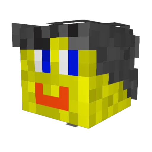 sniperpitbull Minecraft avatar head, 3D render