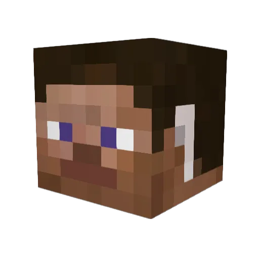 snipier Minecraft avatar head, 3D render