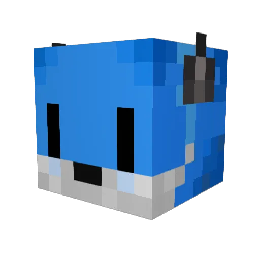 snipincactus Minecraft avatar head, 3D render