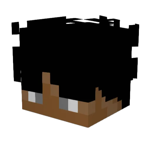 snipnot Minecraft avatar head, 3D render