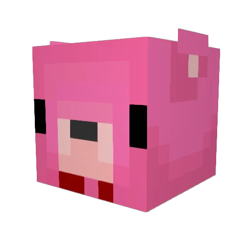 snkong206 Minecraft avatar head, 3D render