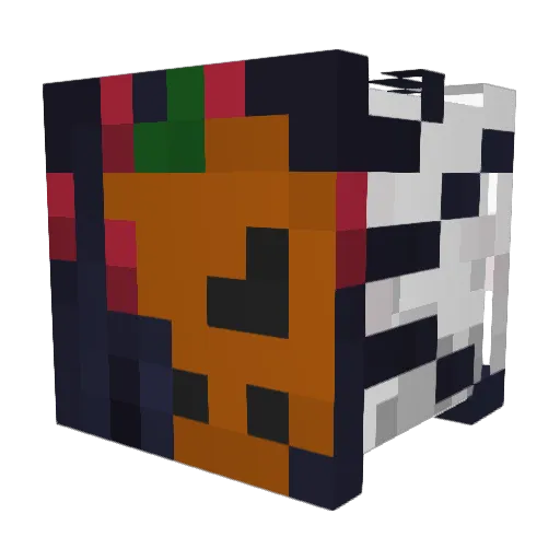 snkps Minecraft avatar head, 3D render