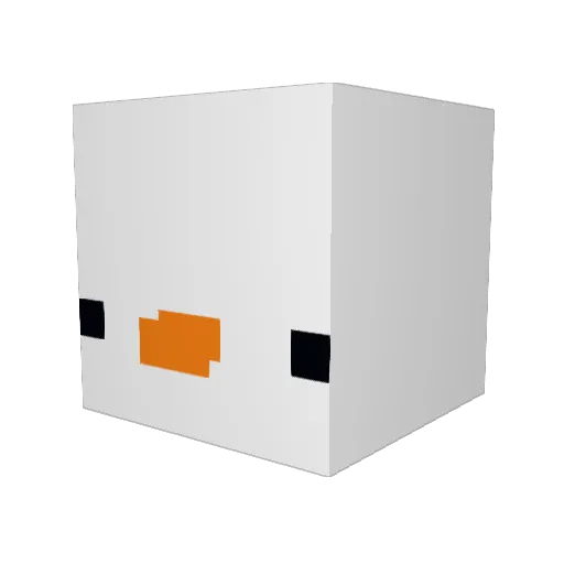 snnipee Minecraft avatar head, 3D render