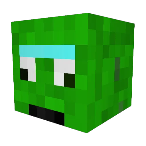 snoeloetje Minecraft avatar head, 3D render