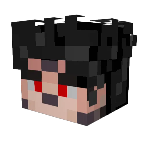 snoik_54 Minecraft avatar head, 3D render