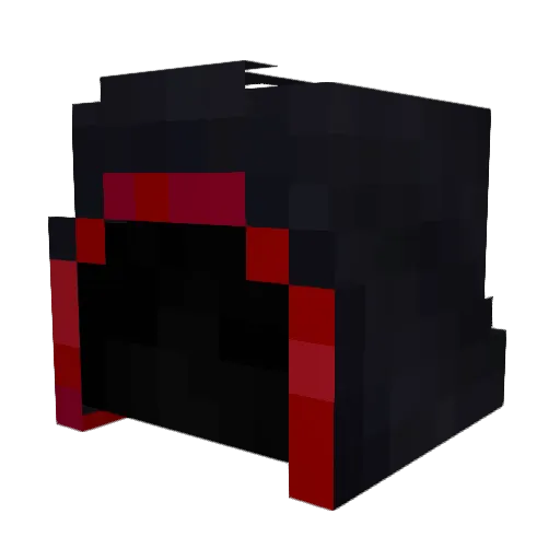 snojack Minecraft avatar head, 3D render