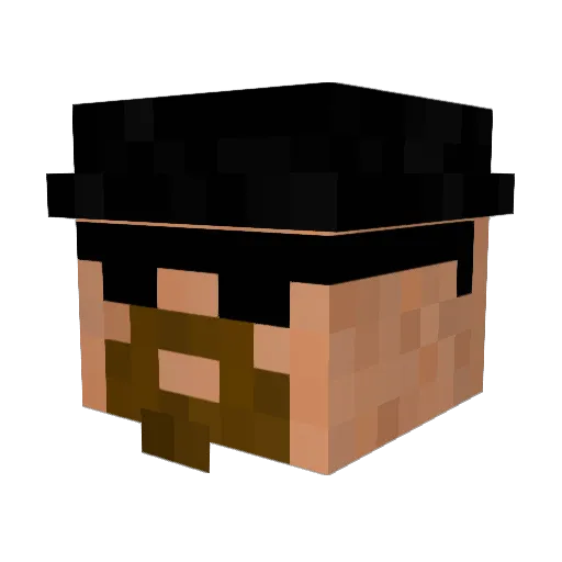snood93 Minecraft avatar head, 3D render