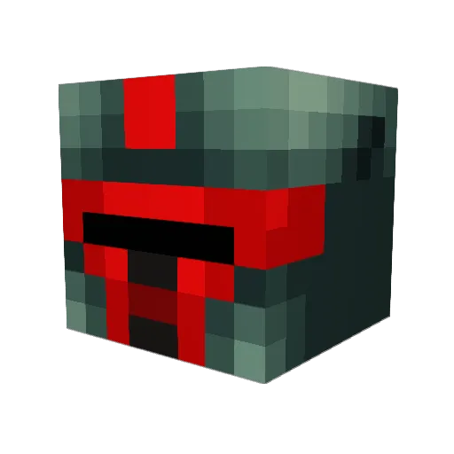 snookluke Minecraft avatar head, 3D render
