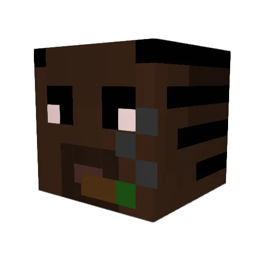 snoopdoooog Minecraft avatar head, 3D render