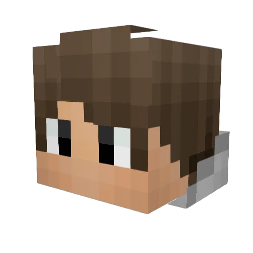 snoope_1hp Minecraft avatar head, 3D render