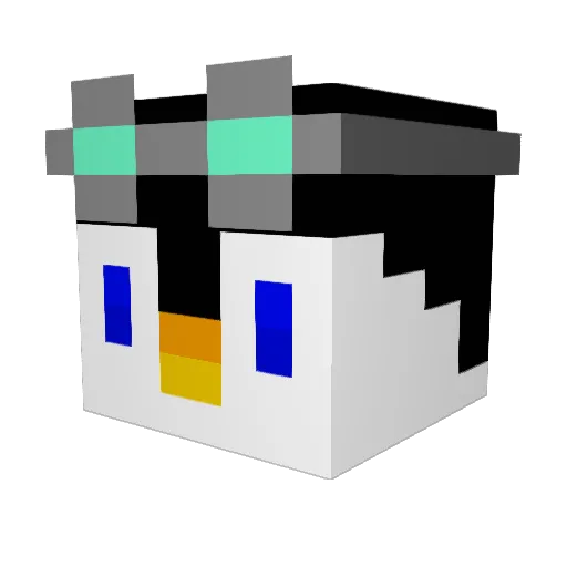 snooperzombie Minecraft avatar head, 3D render
