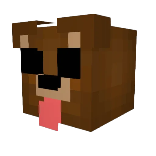 snoopy7710 Minecraft avatar head, 3D render