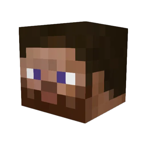 snoopyN Minecraft avatar head, 3D render