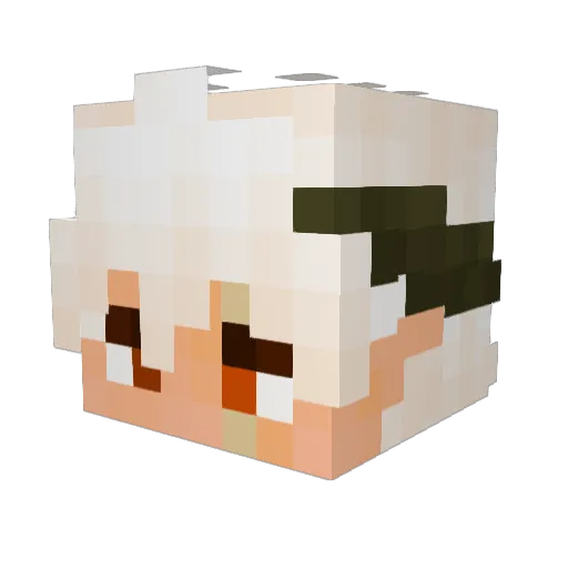 snoopylover89 Minecraft avatar head, 3D render