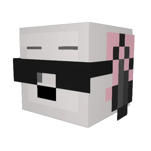 snoopyydoo Minecraft avatar head, 3D render